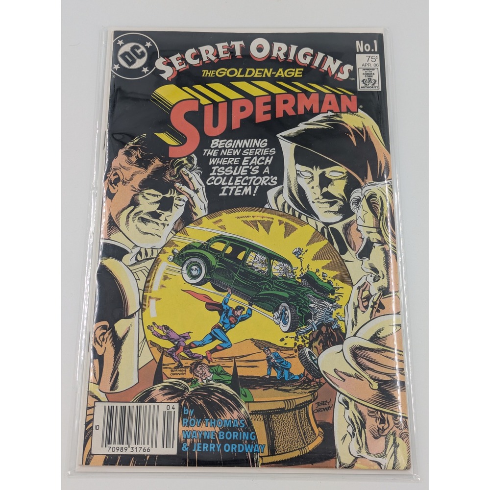 DC Comics Secret Origins No. 1 The Golden Age Superman April 1986 Vintage Comic